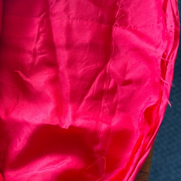 Vintage Carolina Herrera Saks Fifth Ave Red and black dress with tassle Dynasty - Picture 12 of 12